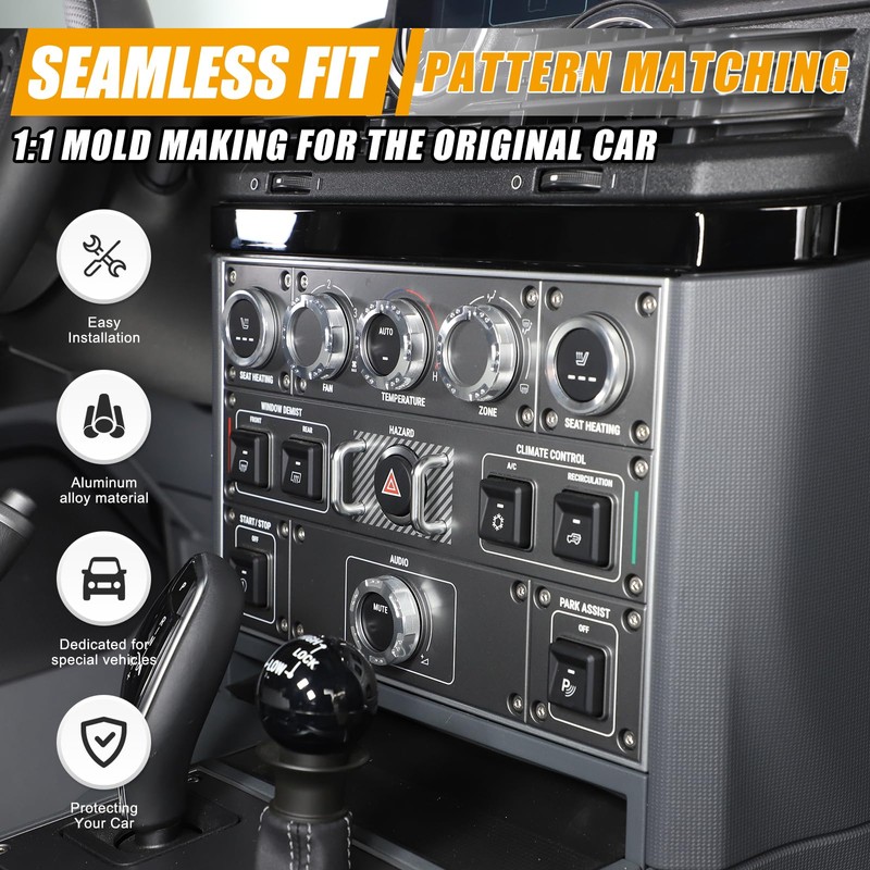 Bekantogy Car Air Conditioner Switch Button Knob Cover Compatible with