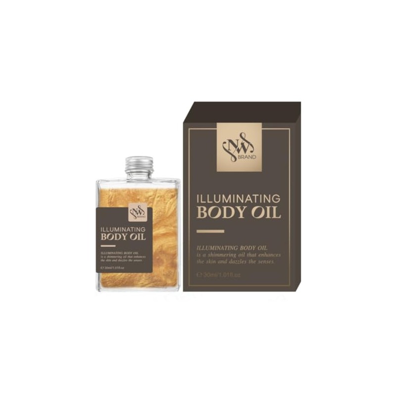 NW Skin Care Oil Blended with Glitter and Vitamin E.