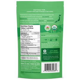 Soar Organics - Organic Japanese Matcha Green Tea Powder - Everyday Grade - First & Second Harvest Blend (100 g)