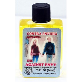 12 Pieces BRYBRADAN Against Envy Spiritual Oil Contra ENVIDIA ACEITE ESPIRITUAL -1/2 FL OZ 14.7ML