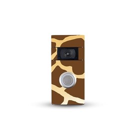 MightySkins Skin Compatible with Ring Video Doorbell (2nd Generation) - Giraffe | Protective, Durable, and Unique Vinyl Decal wrap Cover | Easy to Apply, Remove, and Change Styles