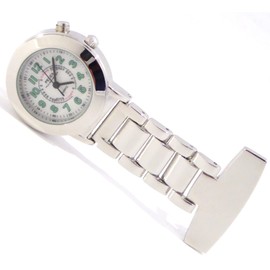 Pelex Easy Read Pulsometer Marking dial Nurse FOB Watch with Backlight