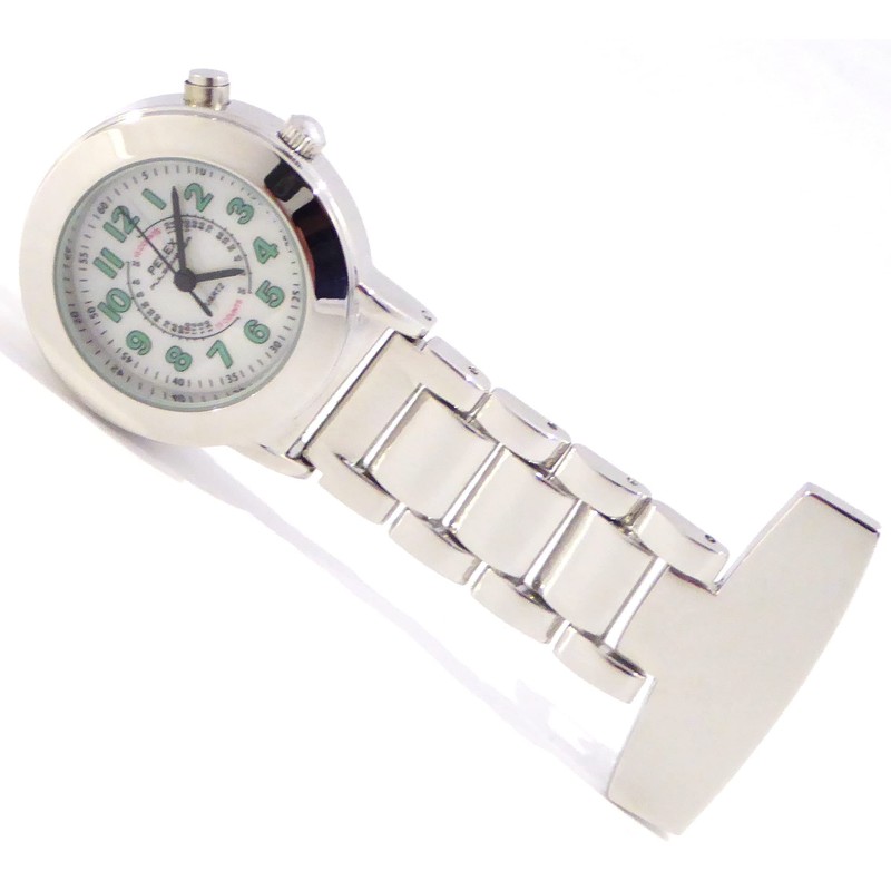 Pelex Easy Read Pulsometer Marking dial Nurse FOB Watch with