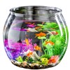 RekiLife Goldfish Tank Medallion Pot Plastic Acrylic Interior Container Bowl