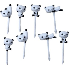 8 Pcs Cute Fun Bento Picks Set, Food Picks for Kids,School Lunch Accessories for Kids, Cute Animal Fruit Toothpicks,Fruit Food Toothpicks, Lunch Bento Box Picks for Toddler Cocktail Picks