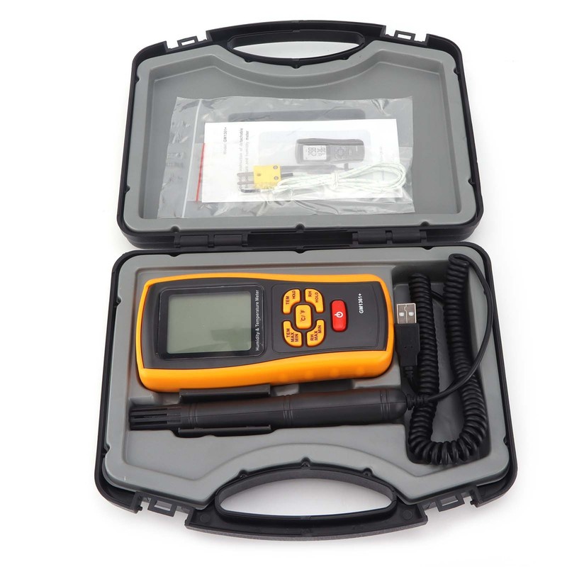GM1361+ Electronic Thermometer Hygrometer Handheld Portable Temperature Humidity Meter