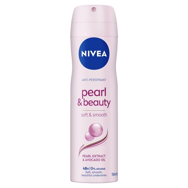 NIVEA Pearl & Beauty 48H Aerosol Deodorant 150ml
