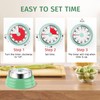 Mechanical Kitchen Timer, 60 Minute Visual Timers for Home Cooking