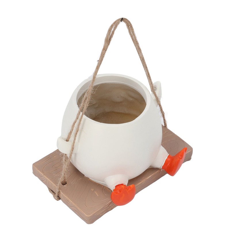 Swing Hanging Planter Cartoon Decorative Cute Swing Hanging Planter for