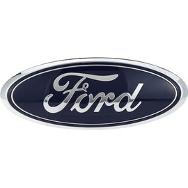 Ford - OEM 2006-2019 emblema de portón trasero ovalado azul de 9 pulgadas AA8Z-9942528-A - azul - Top Quality