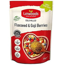 (Pack Of 6) - Sun Dried Goji Organic Milled Flaxseed | LINWOODS
