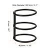 PATIKIL 1.18 Inch Diameter 3 Rings Book Rings, 4 Pieces,