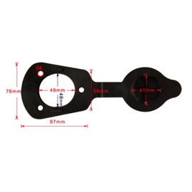 Xuzxinze 2 PiecesFishing rod bracket gasketand Gasket Kit Fit for Flush Mount Rod Holder Kayak Boat Fishing Accessory