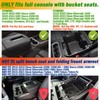 TACOBRO [Full-Coverage Center Console Organizer Compatible with 2019-2022 Chevy Silverado