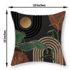 Boho Pillow Covers 18x18 Set of 2 Grey Rust Brown