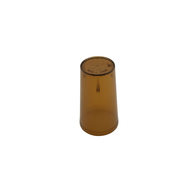 G.E.T. Enterprises 6612-1-A-EC, Amber 12 oz. Plastic Tumblers (Pack of
