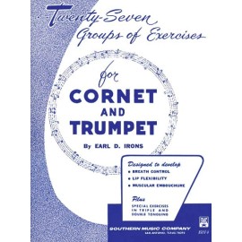 27 Groups of Exercises Trumpet Studies Method Book NEW 003770191
