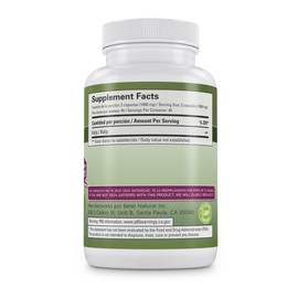 Betel Natural Algas Marinas/Kelp 90 Capsules by Betel Natural - 1500 mg per Serving - Iodine