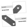 MUCKLILY 4pcs Heavy-duty Straight Brackets for Repair Mending Plates for