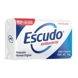 Escudo Antibacterial, Jabón de tocador en barra, Fórmula Original, 6 barras de 150 gr