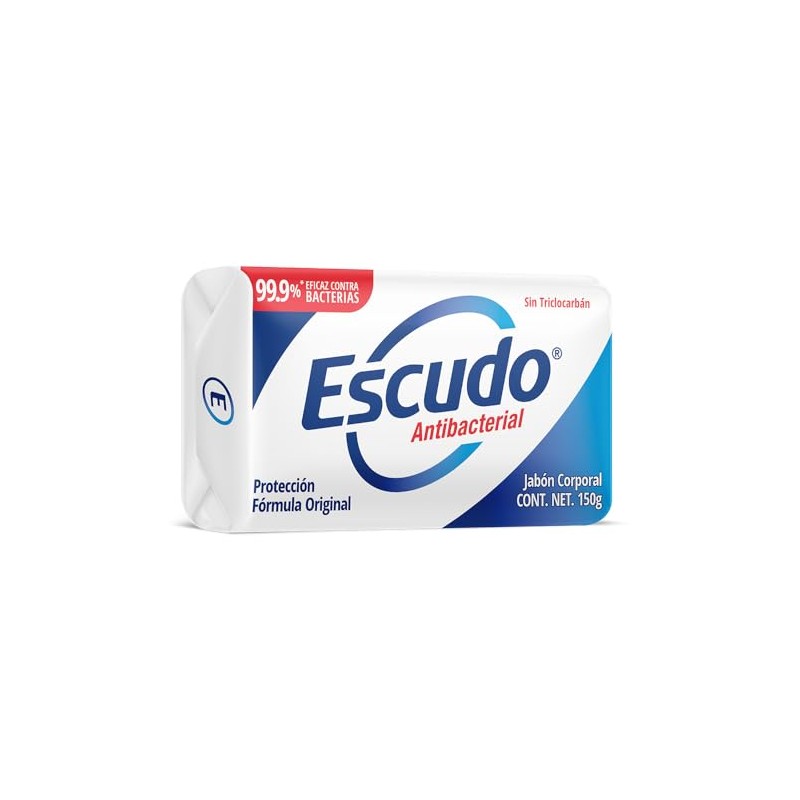 Escudo Antibacterial, Jabón de tocador en barra, Fórmula Original, 6