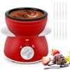 Mini Chocolate Melting Pot, Chocolate Fondue Fountain, 8.79OZ Warmer Machine