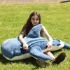 Tezituor 51inches Giant Whale Shark Stuffed Animal, 4.3ft Large Blue
