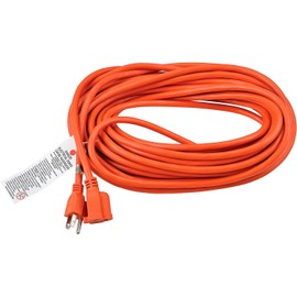 Global Industrial 50 Ft. Outdoor Extension Cord, 14/3 Ga, 15A, Orange