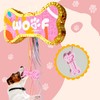 MUWOOB Dog Bone Pinata for Puppy Birthday Party Decorations, Pull