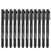 12pcs Micron Liner Fine Tip Marker Pen Black Ink Waterproof