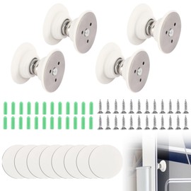 RV Door Holder Magnetic Door Catches, Pack of 4 Agnetic Door Stops with Screws, Magnetic Door Stopper No Drilling Door Stopper for Motorhome, Trailer, Boat Compartments, Cargo