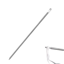 Bendable Drawstring Threader 8.9 Inch, Flexible Drawstring Cords Threading Tool Elastic Threader Tool, Stainless Steel Pants Rope Threader Hoodie String Threader for Sewing Accessories