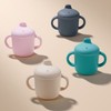 6 Months+ Sippy Cups with Handles,Silicone Sippy Cups Leak Proof