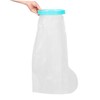 Healeved Leg Cast Shower Bag Transparent Foot Cover for Adults