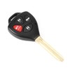 4 Buttons Car Remote Control Key Replacement Black Fits for