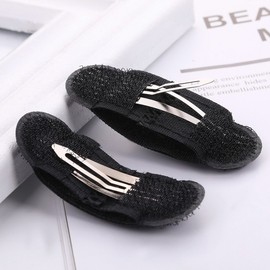 Hair Crown Volumizing Clip Pin Pad (2pcs) RD-11680 Brown 10ea