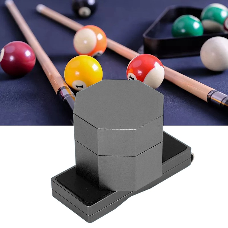 Billiards Octagonal Chalk Case Set Magnetic Billiard Cue Chalk Box