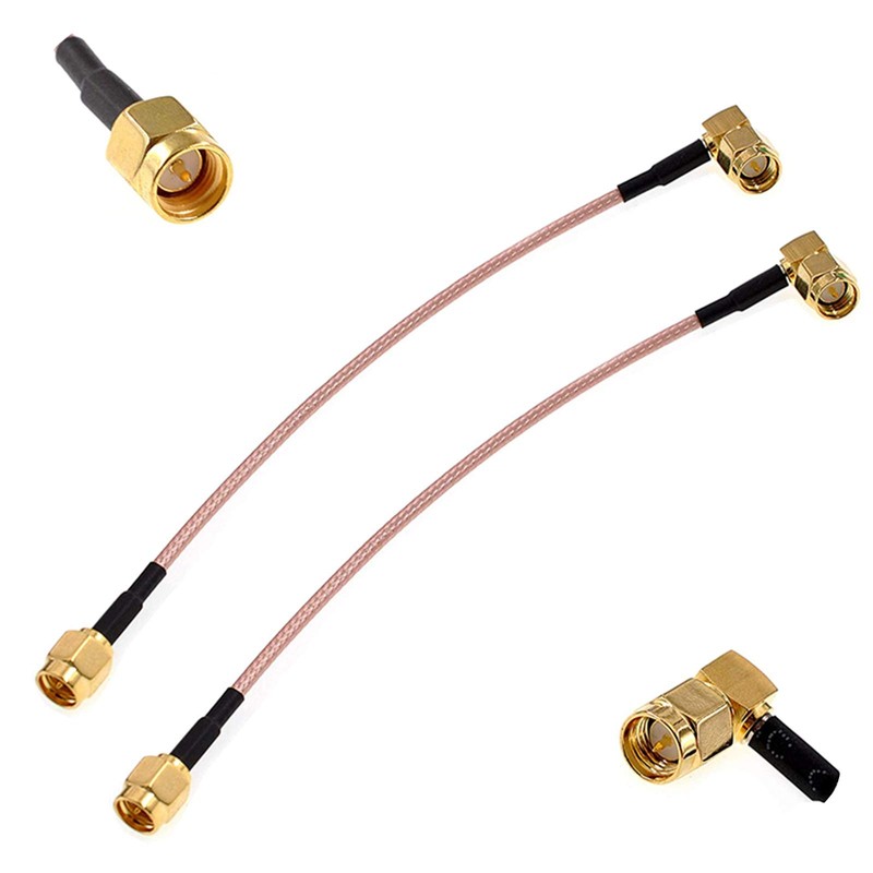 Oiyagai 2 Piezas de Cable Coaxial RG316 SMA Macho en