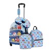 Kids Luggage Set 5 Piece 18 Inch Hardside Rolling Wheels