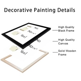 Bathroom Picture Wall Decor, Toilet Paper Bathroom Rule Wall Art, Bathroom Sign, Bahtoom Quote Paintings for Wall