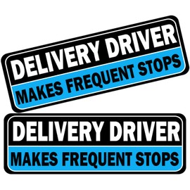 Delivery Driver Car Magnet, Delivery Magnetic Car Door and Bumper Sign, High Reflective, Stronger Magnetic, Eye-Catching Design for Delivery.