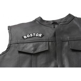 Boston Patch - 4x1 inch. Embroidered Iron on Patch (P3605)