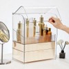 PLINJOY Makeup Storage Organizer Box Large Cosmetic Display Cases Dustproof