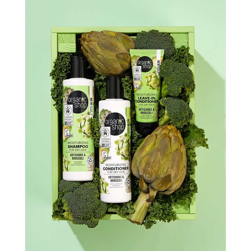 Organic Shop Moisturizing Leave-In Conditioner for Dry Hair Artichoke and