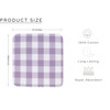 PurpleEssences 100% Cotton Waffle Weave Check Plaid Kitchen Towels, Super
