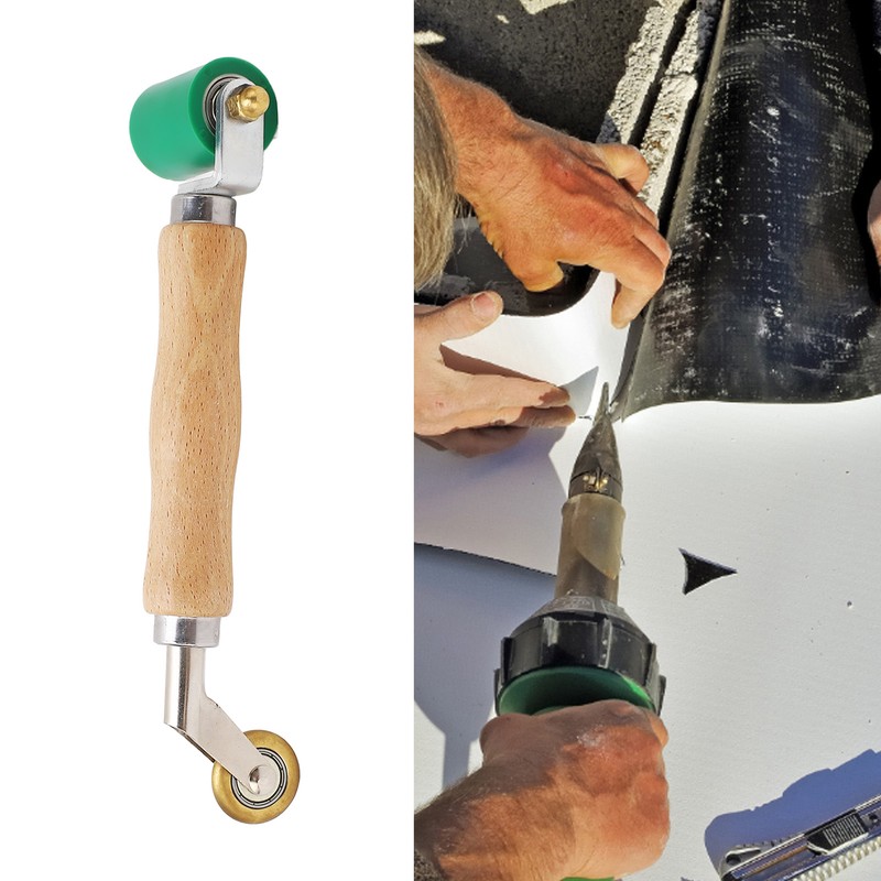 Double End Seam Roller High Temperature Resistant Silicone Wheel Brass