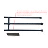 Americangaslogs Rectangular Gas Fire Pit and Gas Fireplace H-Burner H