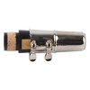 Clarinet Mouthpiece Kit with Ligature and Plastic Cap Portable Black