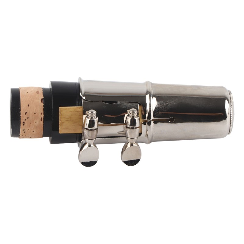 Clarinet Mouthpiece Kit with Ligature and Plastic Cap Portable Black