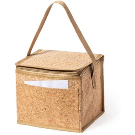 Begoon Cork Lunch Bag - Cool Bag - Shoulder Bag - Insulated Bag with Aluminium Lining - Capacity 6 Cans of 33 cl